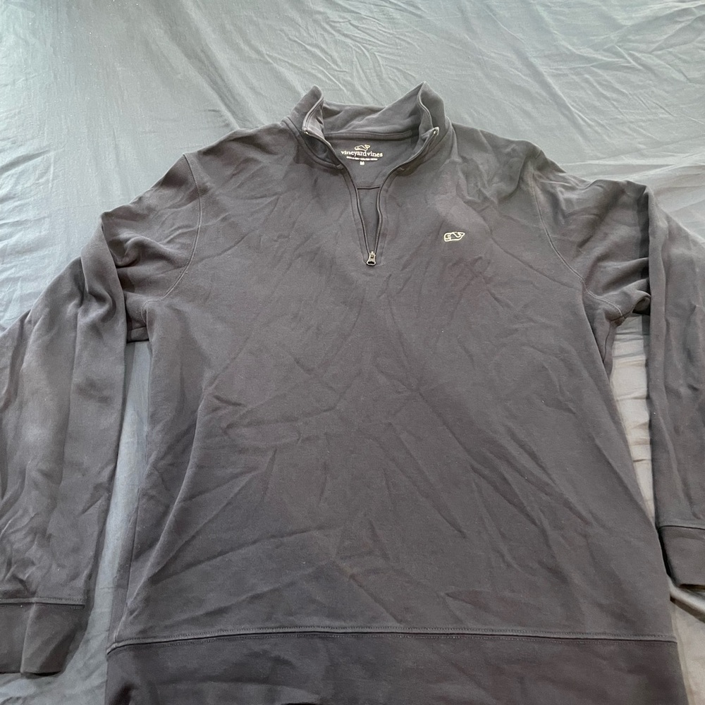 Vineyard Vines Men's Navy Zip-Up Sweater